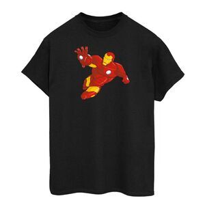 Iron Man Unisex Adult T-Shirt / Black/Red
